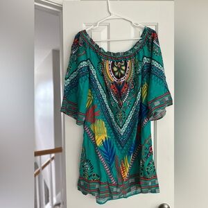 Teal dress by Flying Tomato